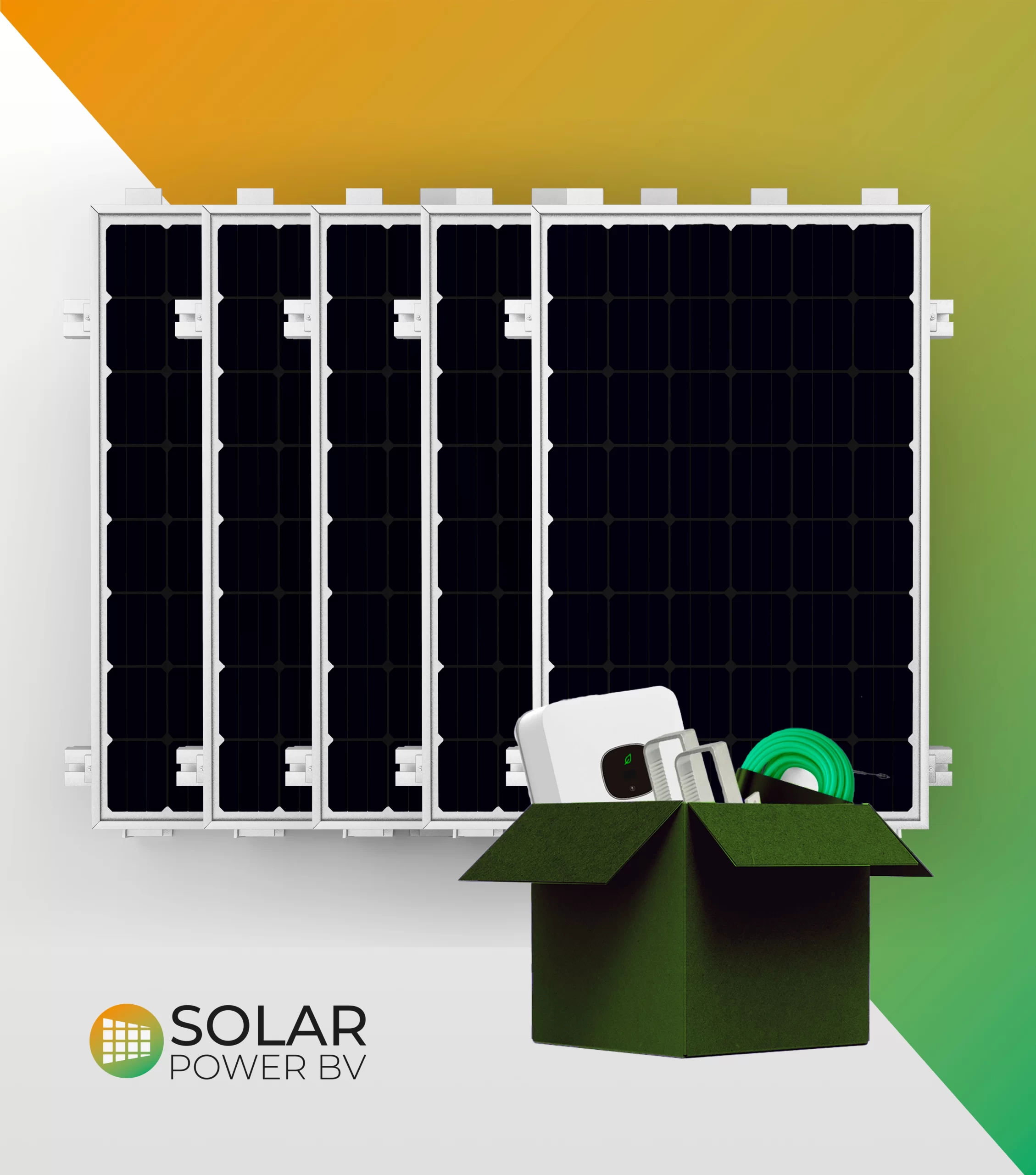 Complete 5 zwart zonnepaneel - solarpowerbv.nl